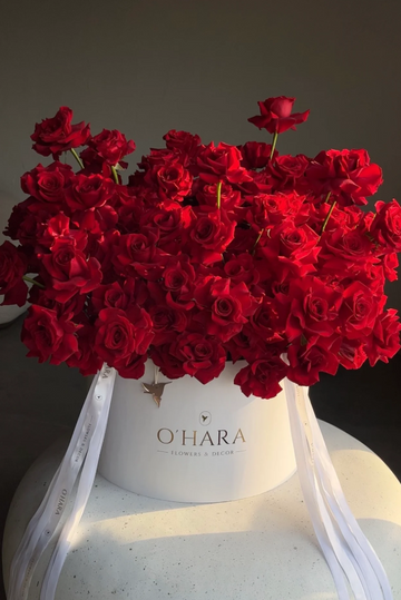 Red rose bouquet by O'Hara Florist