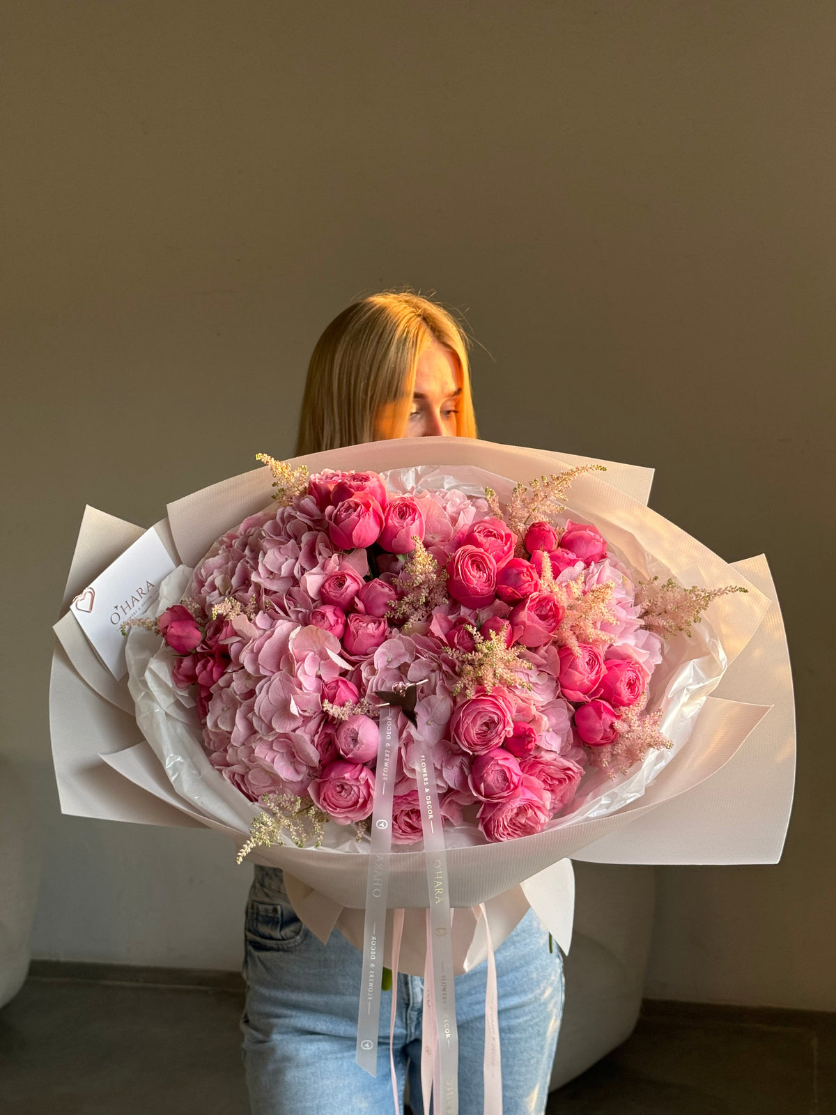 Live in pink bouquet by O'Hara Florist, same-day flower delivery in Los Angeleshero_slide