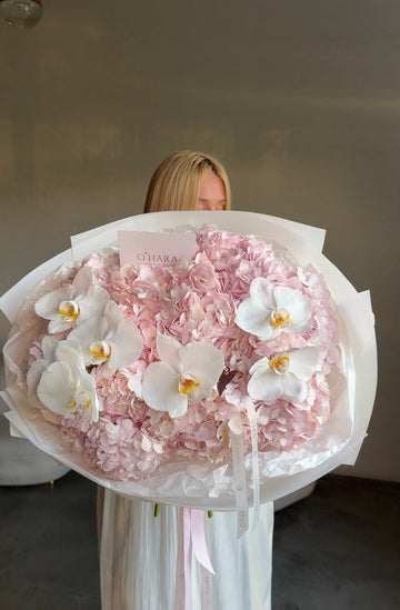 Pink cloud & Orchids