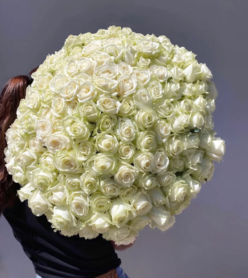 Mono White Roses