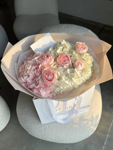 Peony dream bouquet, view 2 – O'Hara Florist West LA
