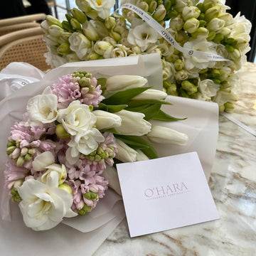 Bouquets at the O'Hara Florist studio