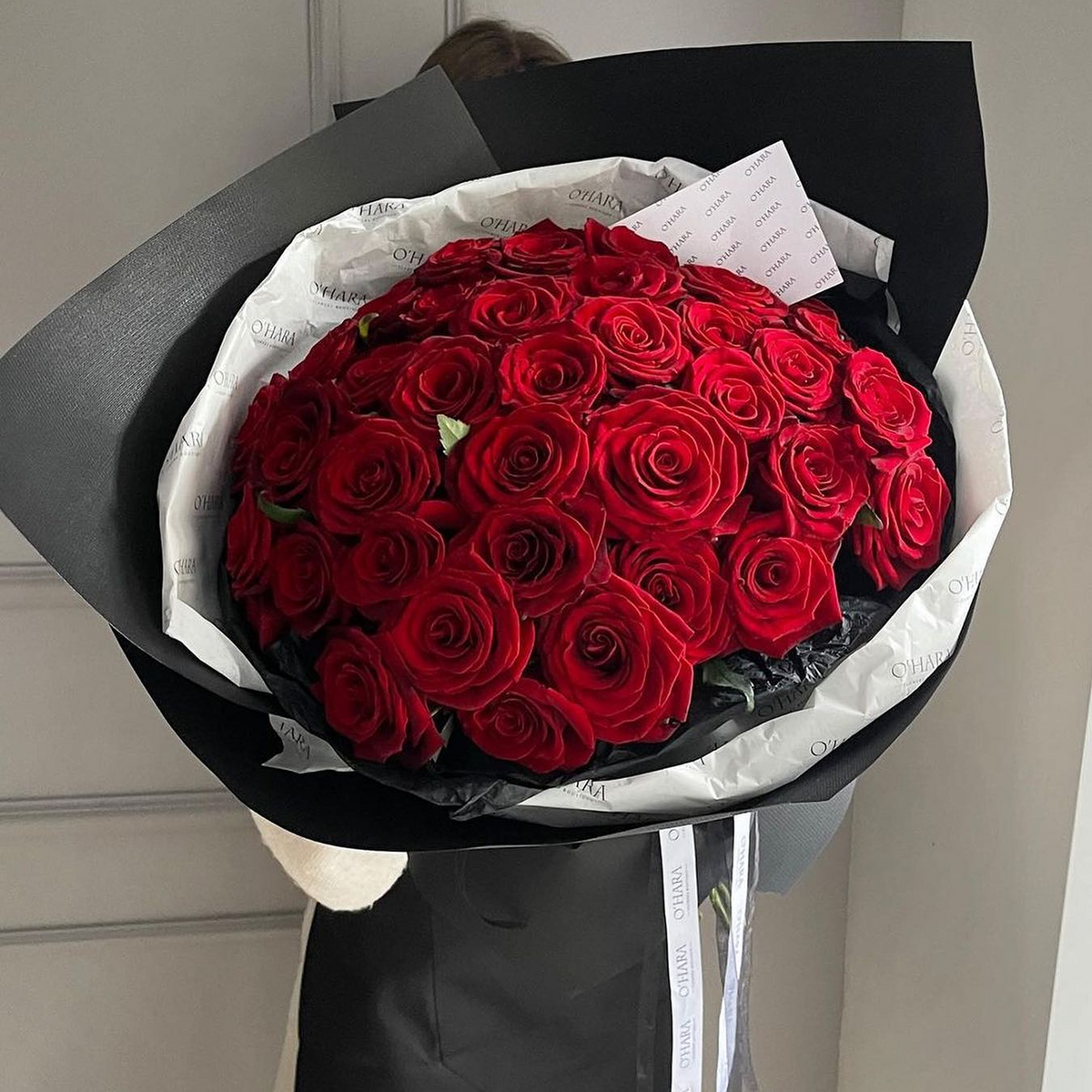 Romantic rose bouquet by O'Hara Floristhero_slide