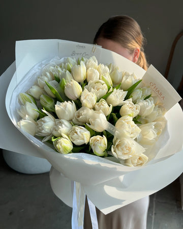 White Tulip Bouquet